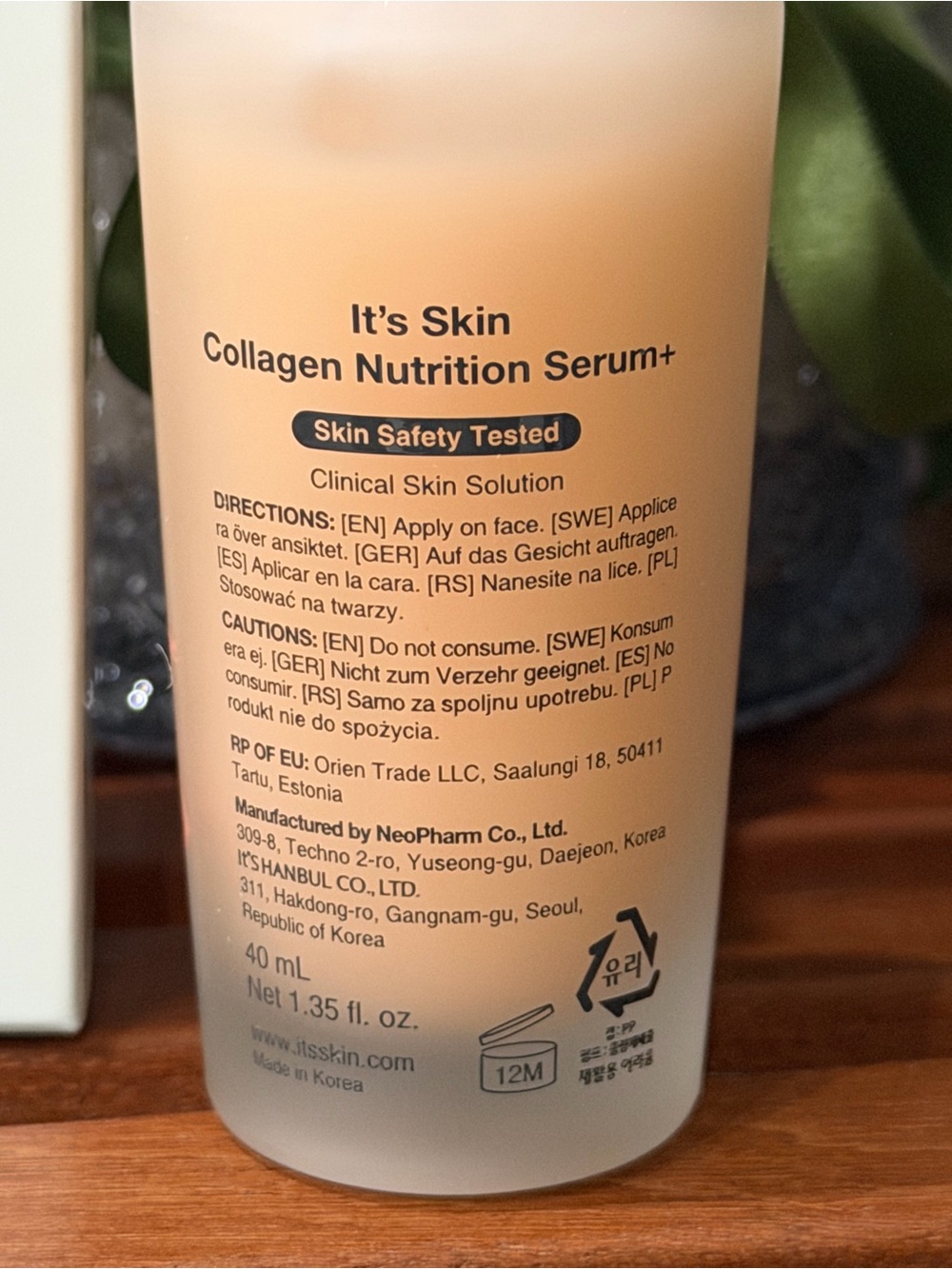 Collagen Nutrition Serum+ — White & Peach - Picture 7 of 7